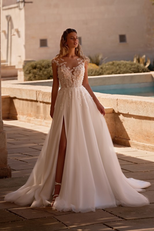 Robe de mariée trapèze tendance à Marseille